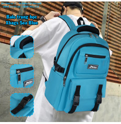 BALO TRUNG HỌC XBAGS SEA BLUE XB 3201 - GỌN NHẸ, BỀN ĐẸP, THIẾT KẾ TINH TẾ, TIỆN ÍCH BALO TRUNG HỌC XBAGS SEA BLUE XB 3201 - GỌN NHẸ, BỀN ĐẸP, THIẾT KẾ TINH TẾ, TIỆN ÍCH