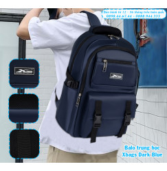 BA LÔ TRUNG HỌC XBAGS DARK BLUE XB 3202 - KIỂU DÁNG SANG TRỌNG, BỂN BỈ VÀ TIỆN LỢI BA LÔ TRUNG HỌC XBAGS DARK BLUE XB 3202 - KIỂU DÁNG SANG TRỌNG, BỂN BỈ VÀ TIỆN LỢI