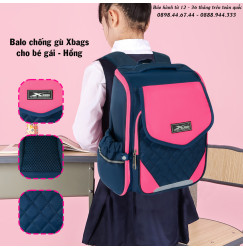 BA LÔ CHỐNG GÙ CHO BÉ GÁI XBAGS XB 3107 - SIÊU BỀN, SIÊU NHẸ, BẢO VỆ TOÀN DIỆN CỘT SỐNG CHO BÉ BA LÔ CHỐNG GÙ CHO BÉ GÁI XBAGS XB 3107 - SIÊU BỀN, SIÊU NHẸ, BẢO VỆ TOÀN DIỆN CỘT SỐNG CHO BÉ